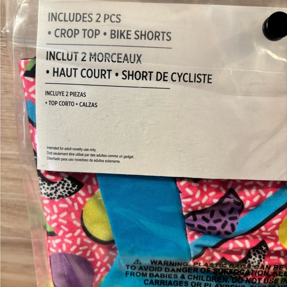 80s WORKOUT Costume (ADULT Large/X-Large) - Picture 4 of 4